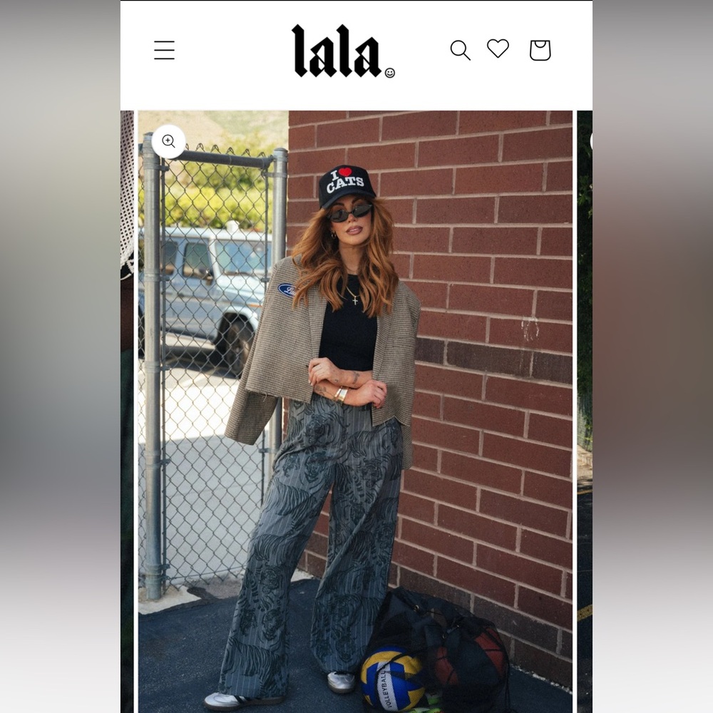 Big Cat Pinstripe Trousers Dressed in LALA!!